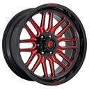 STATUSFÄLGAR FC663 GLOSS BLACK RED TINTED CLEAR 10x20 5/127 ET-18 CB78.1