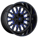 STATUSFÄLGAR FC645 GLOSS BLACK BLUE TINTED CLEAR 10x20 5/114.3-127 ET-18 CB78.1