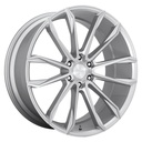STATUSFÄLGAR DC248 GLOSS SILVER BRUSHED 10x24 6/135 ET30 CB87.1