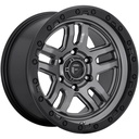 STATUSFÄLGAR FC701 MATTE GUN METAL BLACK BEAD RING 9x20 5/150 ET20 CB110.2