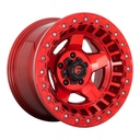 STATUSFÄLGAR FC117 CANDY RED 9x17 6/139.7 ET-15 CB106.1