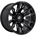 STATUSFÄLGAR FC673 GLOSS BLACK MILLED 8.25x20 8/165.1 ET-240 CB121.5