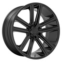 STATUSFÄLGAR DC256 GLOSS BLACK 10x24 5/115 ET20 CB71.6