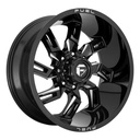 STATUSFÄLGAR D747 LOCKDOWN GLOSS BLACK MILLED 10x20 6/139.7 ET-18 CB106.1