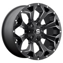 STATUSFÄLGAR D546 ASSAULT MATTE BLACK MILLED 8.5x17 5/108-127 ET25 CB71.5
