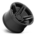 STATUSFÄLGAR D763 SFJ MATTE BLACK 12x20 5/139.7-150 ET-44 CB110.2