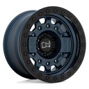 STATUSFÄLGAR AVENGER BEADLOCK NAVY BLUE W/ BLACK HARDWARE 8.5x17 6/139.7 ET-30 CB112.1