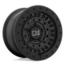 STATUSFÄLGAR BARRICADE GUN BLACK W/ BLACK ROCK GUARD 8.5x17 6/120 ET10 CB67.1
