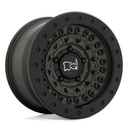 STATUSFÄLGAR BARRICADE OLIVE DAB GREEN W/ BLACK ROCK GUARD 8.5x17 6/114.3 ET0 CB76.1