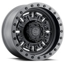 STATUSFÄLGAR ABRAMS TEXTURED MATTE GUNMETAL 9.5x18 6/139.7 ET12 CB112.1