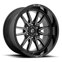 STATUSFÄLGAR D761 CLASH GLOSS BLACK MILLED 12x24 6/135 ET-44 CB87.1