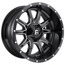 STATUSFÄLGAR D627 VANDAL GLOSS BLACK MILLED 10x20 5/114.3-127 ET-18 CB78.1