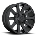 STATUSFÄLGAR FC437 SATIN BLACK 10x20 8/170 ET-18 CB125.1