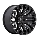 STATUSFÄLGAR D828 QUAKE GLOSS BLACK MILLED 10x20 8/170 ET-18 CB125.1