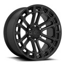 STATUSFÄLGAR D718 HEATER MATTE BLACK 10x22 6/139.7 ET-13 CB106.1