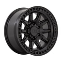 STATUSFÄLGAR CALICO MATTE BLACK 8.5x17 6/135 ET0 CB87.1