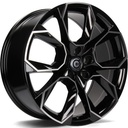 STATUSFÄLGAR BEAST BLACK FRONT POLISHED 7x17 5/112 ET43 CB57.1