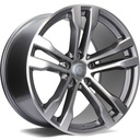 STATUSFÄLGAR CUBE ANTHRACITE FRONT POLISHED 11x20 5/120 ET45 CB74.1