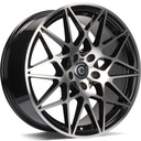 STATUSFÄLGAR CRAZY BLACK FRONT POLISHED 8.5x19 5/120 ET35 CB72.6