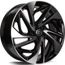STATUSFÄLGAR ATLANTIC BLACK FRONT POLISHED 7.5x18 5/114.3 ET51 CB73.1
