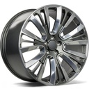 STATUSFÄLGAR CF-7 CANDY ANTHRACITE GLOSSY DIAMOND CUT FACE 9.5x22 5/120 ET42 CB72.6