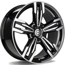 STATUSFÄLGAR DYNAMITE BLACK FRONT POLISHED 8.5x19 5/120 ET33 CB72.6