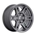 STATUSFÄLGAR D838 SLAYER MATTE GUNMETAL 8.5x18 5/127 ET1 CB71.5