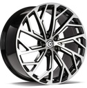 STATUSFÄLGAR ELDORADO BLACK FRONT POLISHED 8x18 5/112 ET35 CB66.5